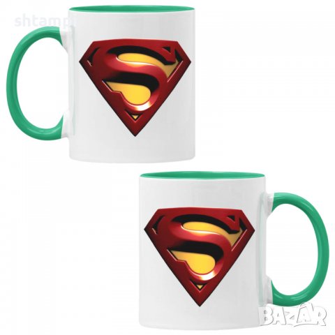 Чаша DC Superman Logo,Керамична Чаша, Кафе Чай, Игра,Изненада,Подарък,Повод,Празник,Рожден Ден, снимка 3 - Чаши - 38512458
