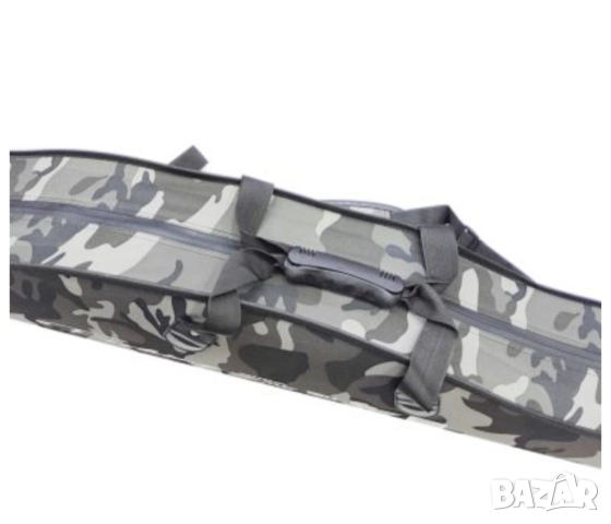 Твърд калъф за три въдици с макари 150 и 165см, снимка 3 - Такъми - 52803319