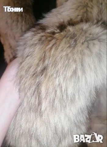 Естествен Косъм Прекрасно Ново Дамско Палто XL , снимка 5 - Палта, манта - 52793125