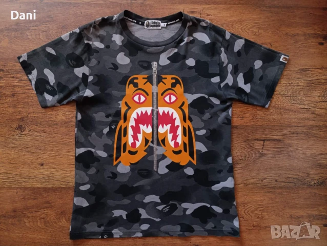 A Bathing Ape Bape Camo Tiger тениска