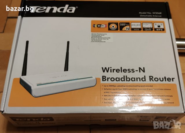 Продавам Wi Fi рутер Tenda W306R , снимка 4 - Рутери - 35007418
