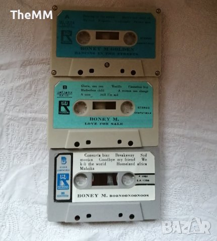 Boney M, снимка 2 - Аудио касети - 43105997