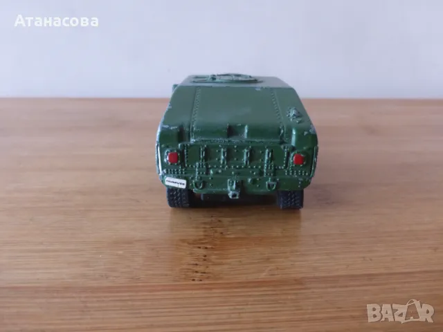 Военна метална количка Хамър Хъмви Maisto Humvee 1/40 играчка 1985 г, снимка 5 - Колекции - 47452605