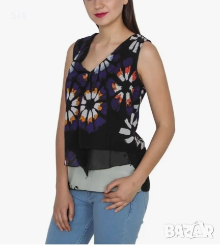 Дамски топ - Desigual, снимка 2 - Потници - 52147033