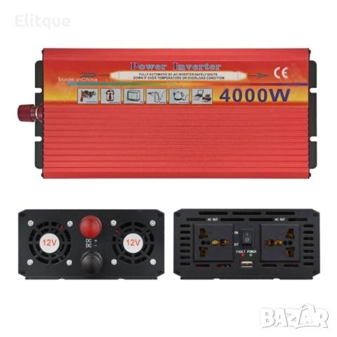 Инверторен преобразувател за ток с мощност 500W, 1000W, 2000W, 4000W, снимка 7 - Друга електроника - 52816322