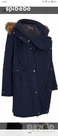 Зимно яке за бременни и бебеносене размер 44 XL Bonprix ново, снимка 4 - Якета - 53106981