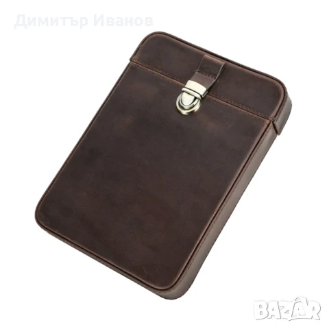 Ретро кожен калъф за 6 пури от естествена кожа, снимка 9 - Други - 50997611