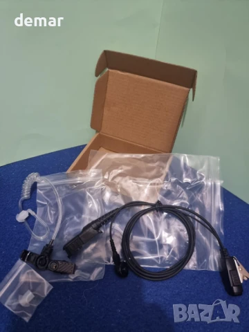 Слушалка ULSOUMAX Air Acoustic Tube, съвместима с Motorola, микрофон с бутон PTT, снимка 8 - Слушалки и портативни колонки - 51181397
