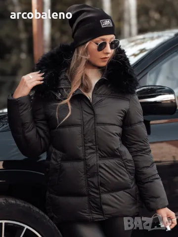 NORDKOLL Дамско зимно яке с качулка, 3цвята , снимка 6 - Якета - 48264585