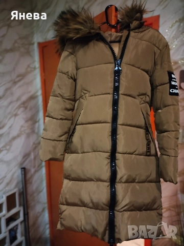 Зимно дамско якенце Цвят Камел, снимка 9 - Якета - 51865322