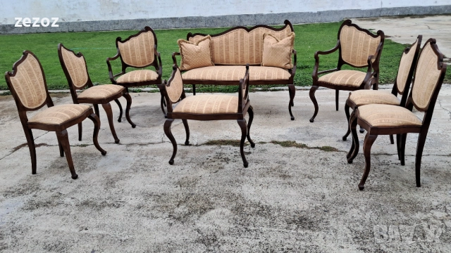 Ретро комплект за трапезария махагон