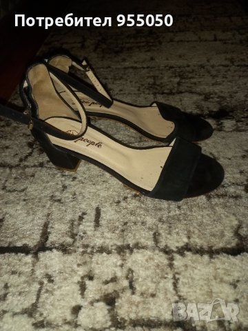 Дамски сандали с нисък ток, снимка 2 - Дамски обувки на ток - 38087927