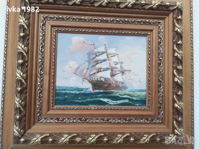 Картина кораб 