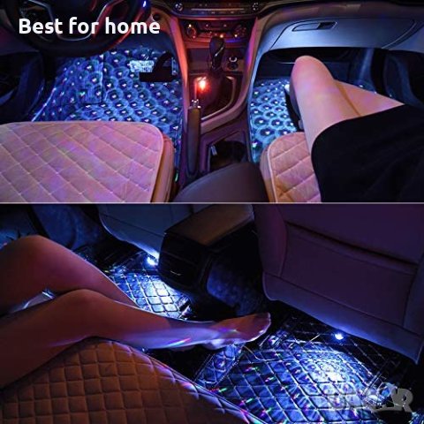 Атрактивно интериорно осветление за автомобила и дома от 4 мини сфери М10, снимка 7 - Аксесоари и консумативи - 40773405