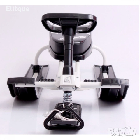 Зимна шейна с кормило, предни и задни ски и метална спирачка Mustang, снимка 7 - Други стоки за дома - 53040060