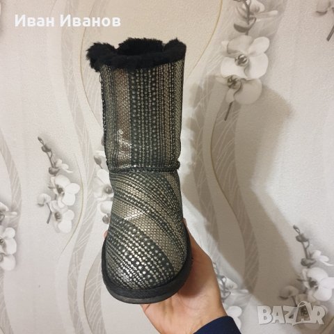 оригинални боти / ботуши  Ugg Bailey Bow Bling  номер 37, снимка 12 - Дамски ботуши - 38662151