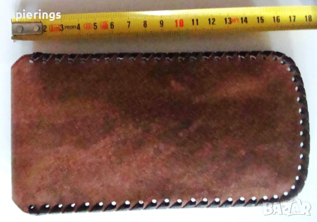 Кожен калъф за очила-ръчна изработка от 20-ти век, снимка 3 - Други - 51692818