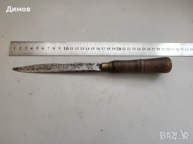 Много стар рибарски нож, снимка 2 - Ножове - 48038190