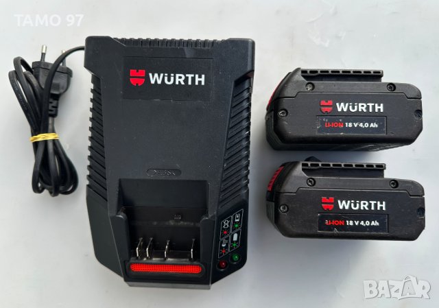 Wurth H 18-MA Compact - Безчетков перфоратор 2x18V 4.0Ah, снимка 6 - Перфоратори - 43121281
