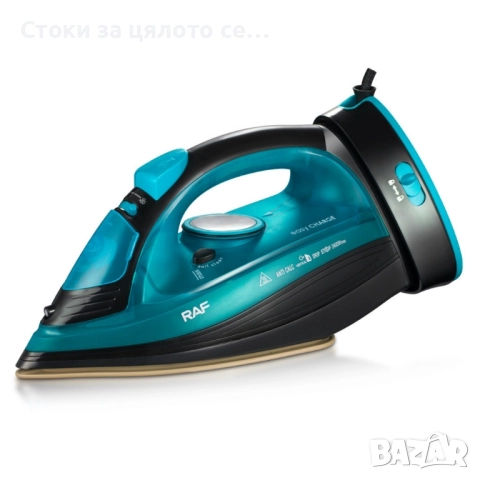 Безжична парна ютия 2400W с керамична плоча, снимка 3 - Ютии - 52394470