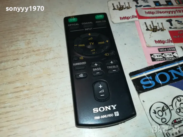 sony RM-ANU160 audio remote control-внос swiss 1512240956, снимка 2 - Ресийвъри, усилватели, смесителни пултове - 48352067