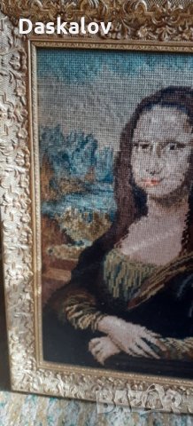 Продавам гоблен Мона Лиза, снимка 5 - Гоблени - 33141586