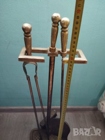 Ретро прибори за камина, снимка 2 - Антикварни и старинни предмети - 44126759