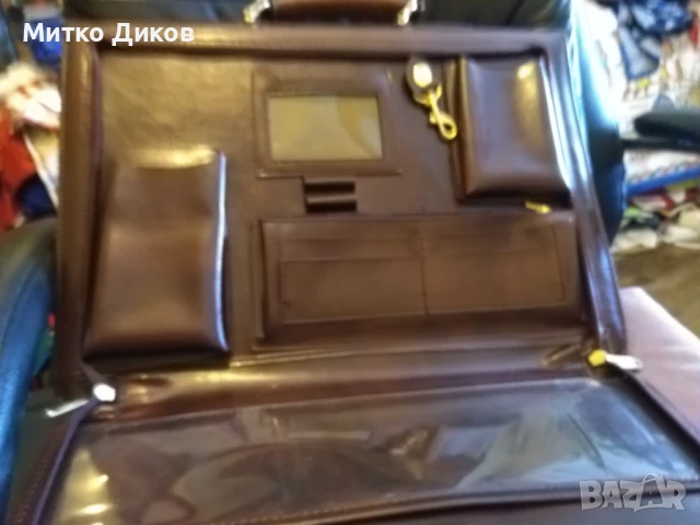 Мъжка чанта естествена кожа за ръка и през рамо маркова на Маркоболо 42х30х15см нова заключване, снимка 9 - Чанти - 51008882