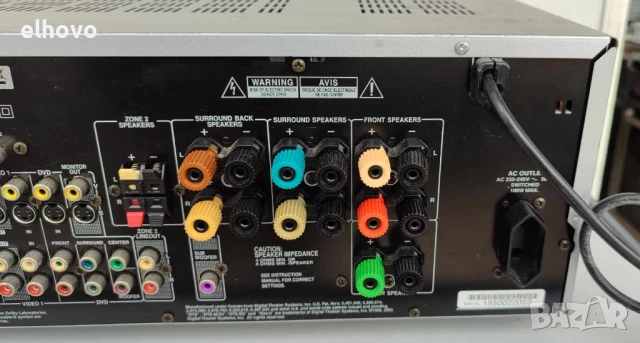 Ресивър Onkyo TX-SR603E, снимка 10 - Ресийвъри, усилватели, смесителни пултове - 50454656