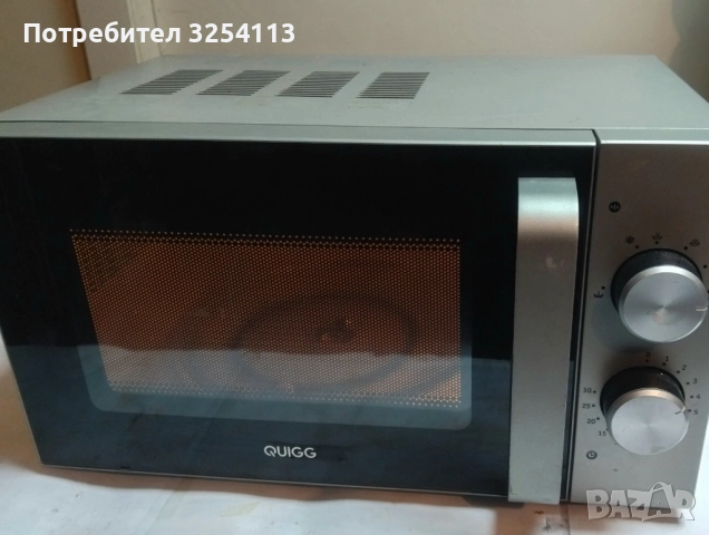 Микровълнова печка QUIGG, снимка 3 - Микровълнови - 52635721