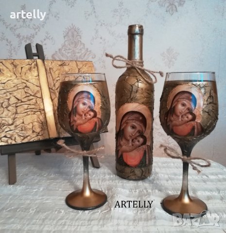 Подарък за кръстници, снимка 2 - Декорация за дома - 43900118