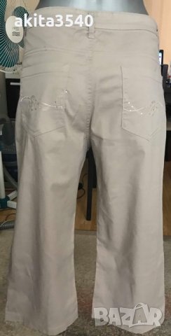 Бежов панталон 7/8, снимка 5 - Панталони - 26309742