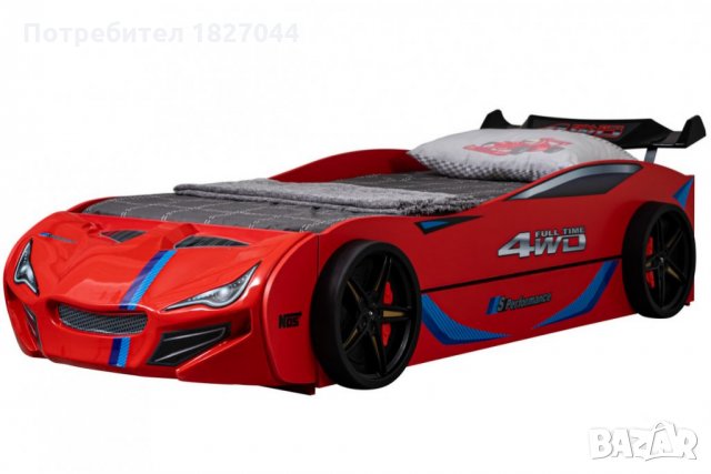 Легло кола GT1 RALLY с двойна опция за легло, снимка 4 - Мебели за детската стая - 33668941