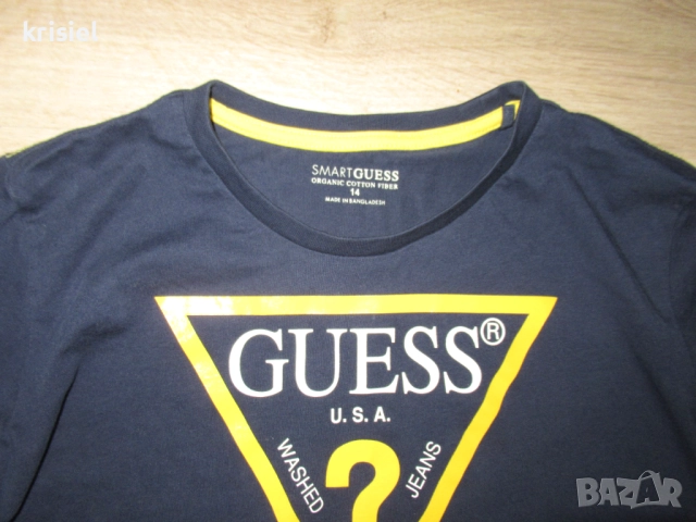ОРИГИНАЛНА БЛУЗА НА GUESS--14 год., снимка 5 - Детски Блузи и туники - 52466078