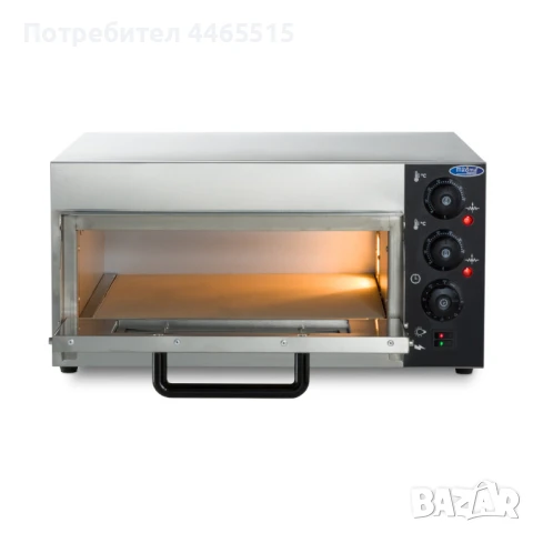 Професионална компактна електрическа пица фурна с камера 42x42 см , снимка 4 - Обзавеждане на кухня - 50848036