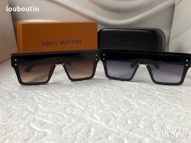 Louis Vuitton 2023 висок клас дамски слънчеви очила маска мъжки унисекс, снимка 11 - Слънчеви и диоптрични очила - 38999265