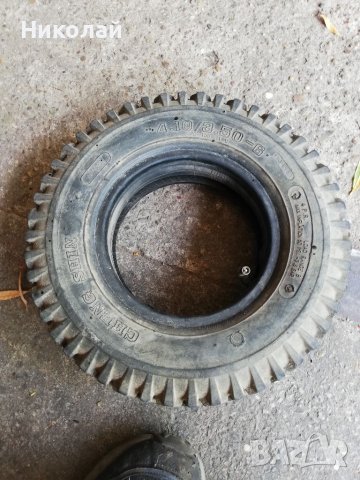 Гума за тракторна косачка 4.10/3.50-6, снимка 1