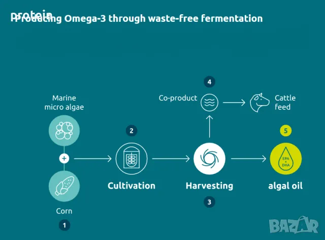Omega 3 ULTRA GREEN / high EPA+DHA, снимка 4 - Хранителни добавки - 23479369