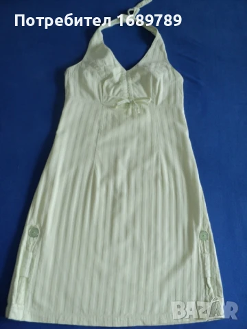Дамска лятна рокля с връзка зад врата - размер S/М