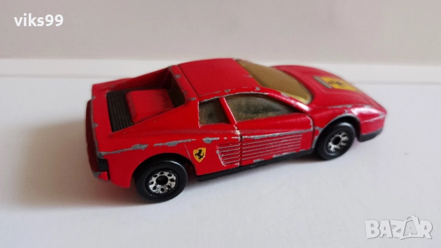 Ferrari Testarossa Matchbox 1986 Made in Thailand, снимка 5 - Колекции - 52291369