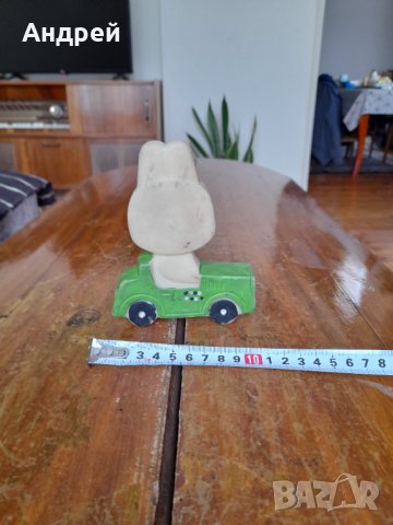 Стара гумена играчка заек #6, снимка 3 - Други ценни предмети - 44033454