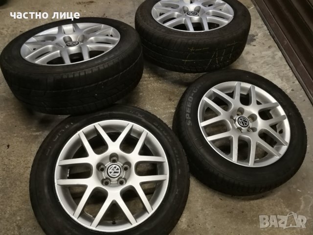 VW Golf-4  джанти 16 цола BBS с гуми, снимка 4 - Гуми и джанти - 42983918