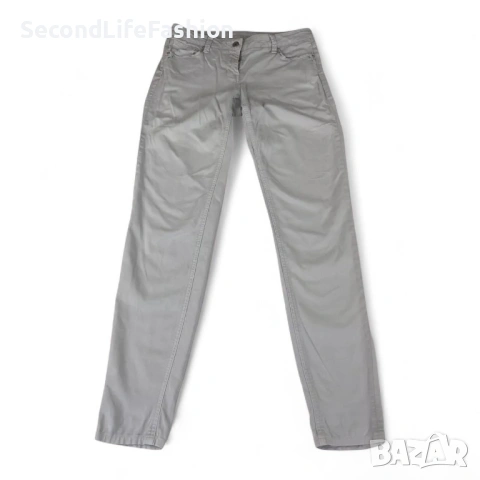 Дамски панталон NAF NAF размер 36 S, сив стандартен тесни еластични