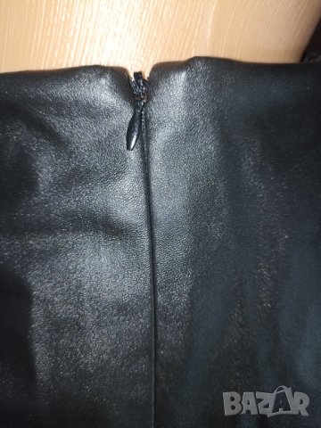 Черна нова кожена къса пола с плохи за едра дама XXL, снимка 12 - Поли - 40081423