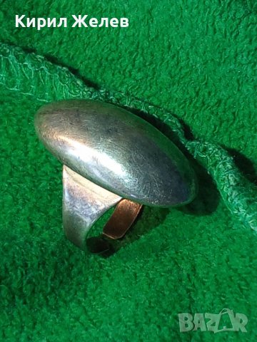 ПРЕКРАСЕН РЕГУЛИРУЕМ АНГЛИЙСКИ ВИНТИДЖ СТИЛ СРЕБЪРЕН ПРЪСТЕН СРЕБРО 925 МАЙСТОРСКИ ИЗРАБОТЕН 36604, снимка 2 - Пръстени - 39979906