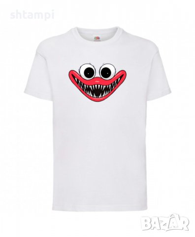 Детска Тениска Huggy Wuggy От Poppy Play Time Huggy Kissy Face Mouth Изненада,Подарък,Игра,, снимка 5 - Детски тениски и потници - 37210727