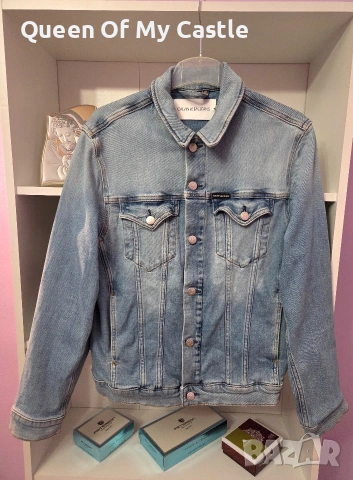 Свежо деним яке Calvin Klein , снимка 3 - Якета - 53486611