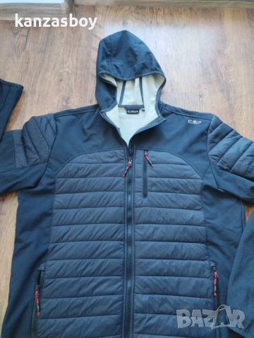 CMP man jacket fix hood hybrid - страхотно мъжко яке 58/2ХЛ, снимка 4 - Якета - 51801158