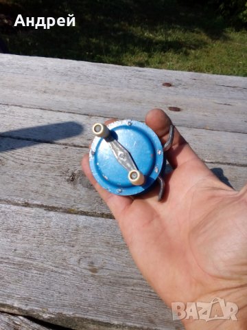 Стара риболовна макара, снимка 4 - Антикварни и старинни предмети - 26735298