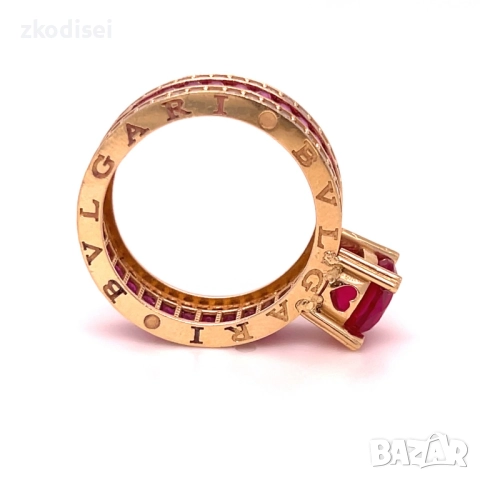 Златен дамски пръстен 7,25гр. размер:60 14кр. проба:585 модел:34485-3, снимка 4 - Пръстени - 52120391